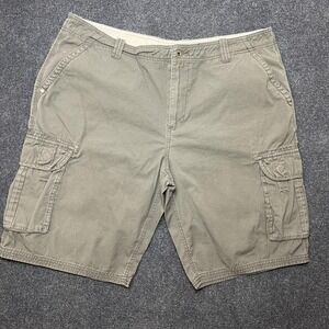 Harley-Davidson Cargo Shorts Mens 40 Gray Cotton Utility Pockets Biker